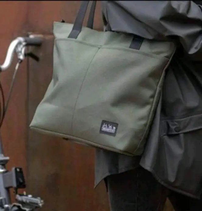 Brompton Tote Bag Small - Olive Green ( Like New )