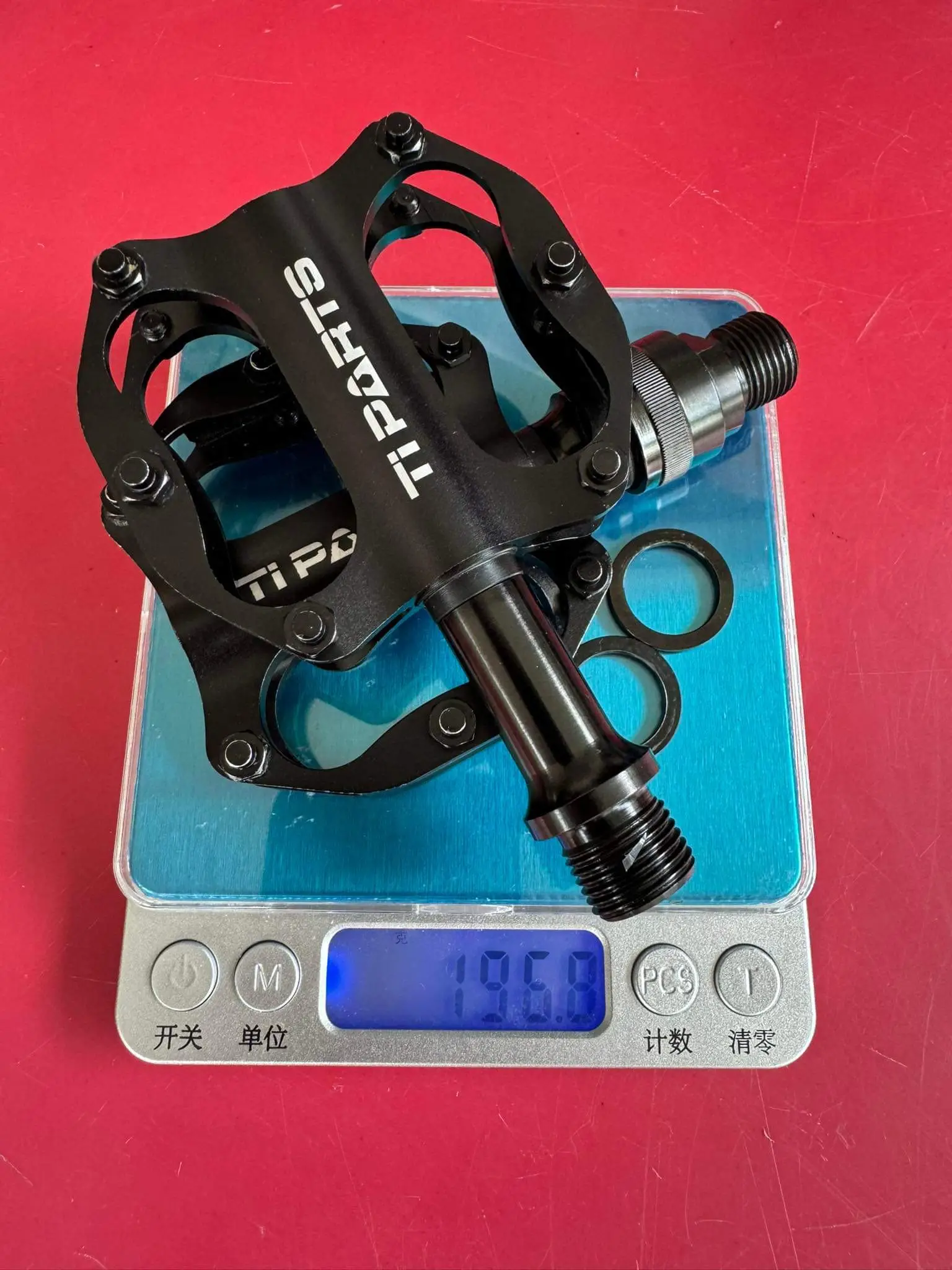 Brompton Ti Parts Padel c/w Single side quick release @ Like new @ Clean — photo 2