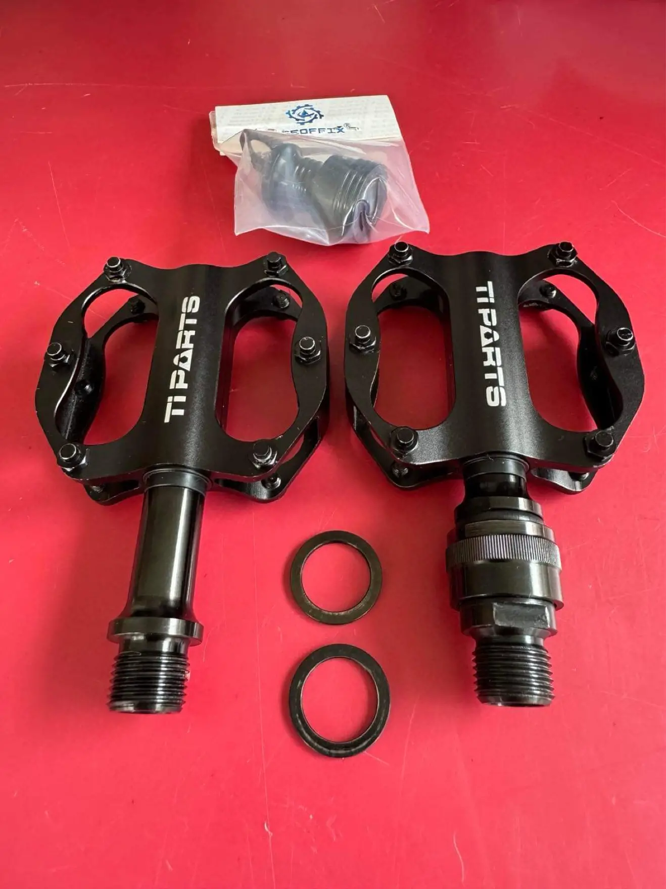 Brompton Ti Parts Padel c/w Single side quick release @ Like new @ Clean — Used Brompton Foldable Bikes for sale in Selangor, Malaysia
