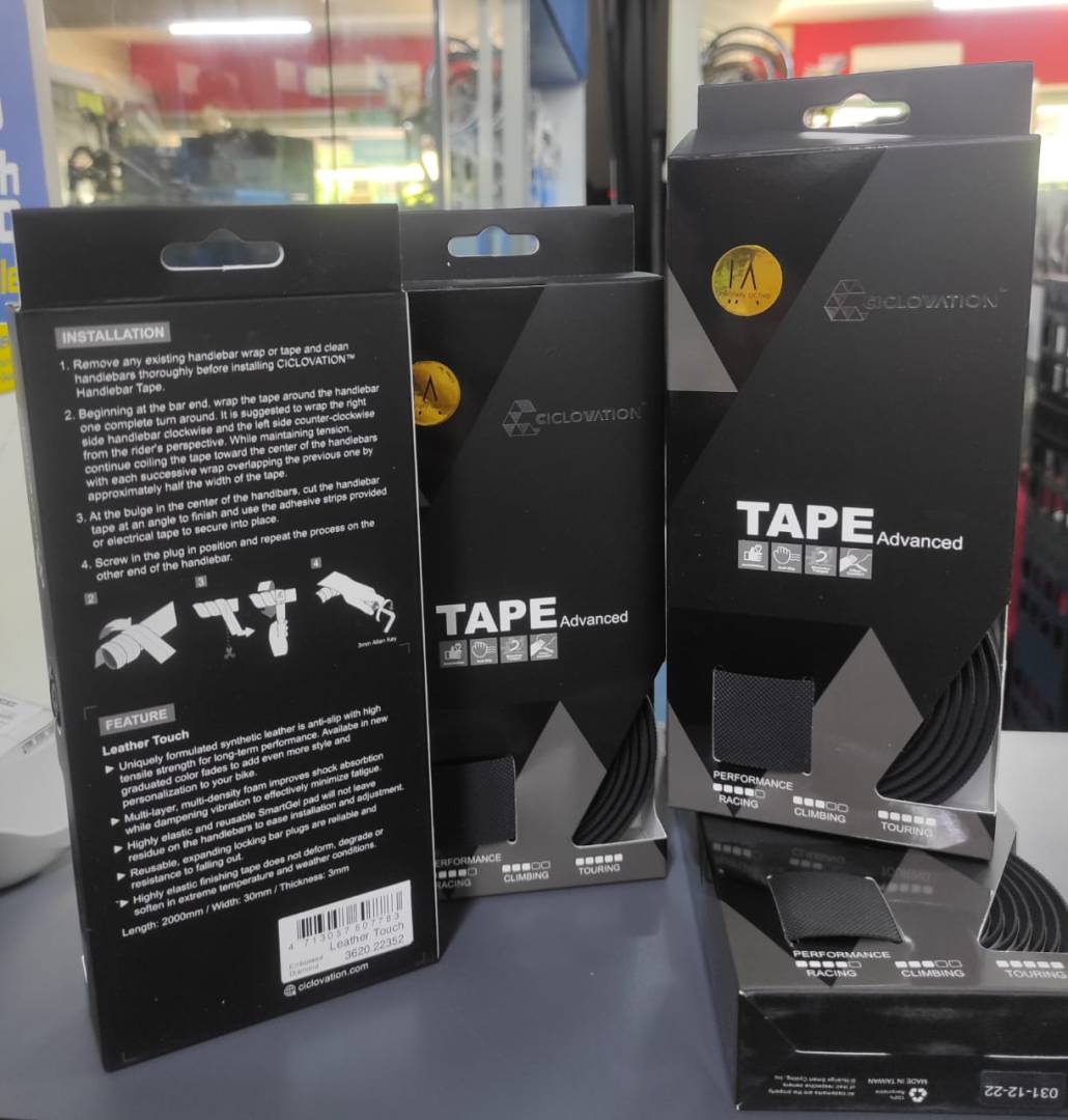CLICLOVATION ADVANCED LEATHER TOUCH BAR TAPE — brand new bicycle for sale in Melaka, Malaysia