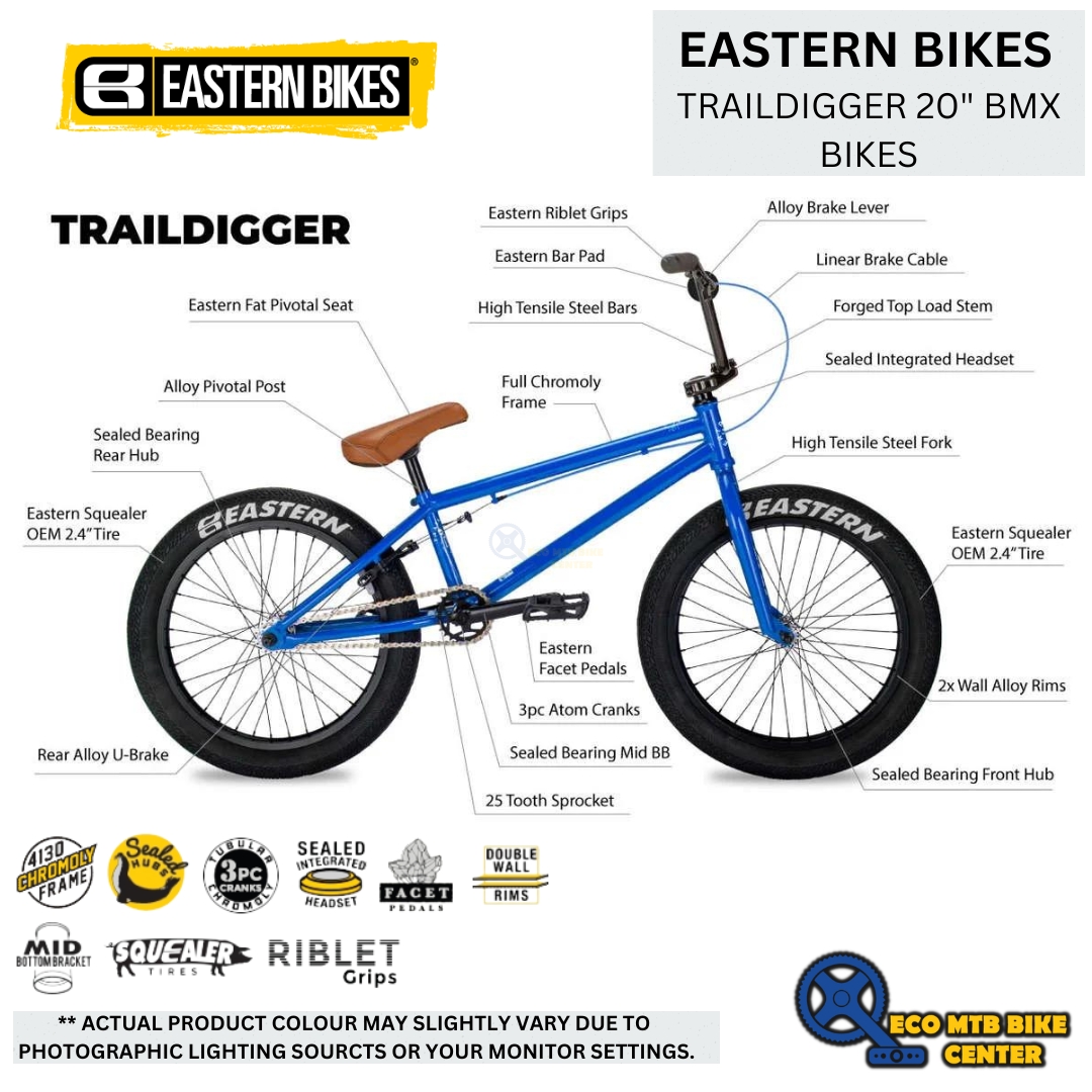 EASTERN BIKES TRAILDIGGER 20" BMX BIKES