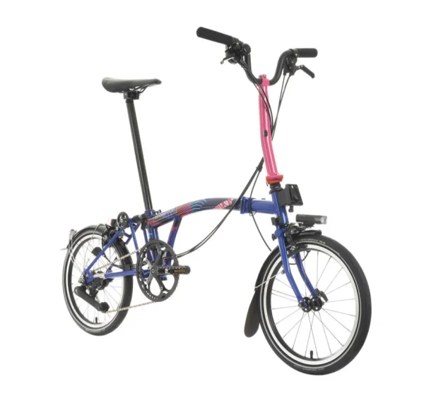 BROMPTON Paris Edition P Line 12 Speed, Titanium Fork & Triangle, Light & Brooks C17 - Brand New — photo 7