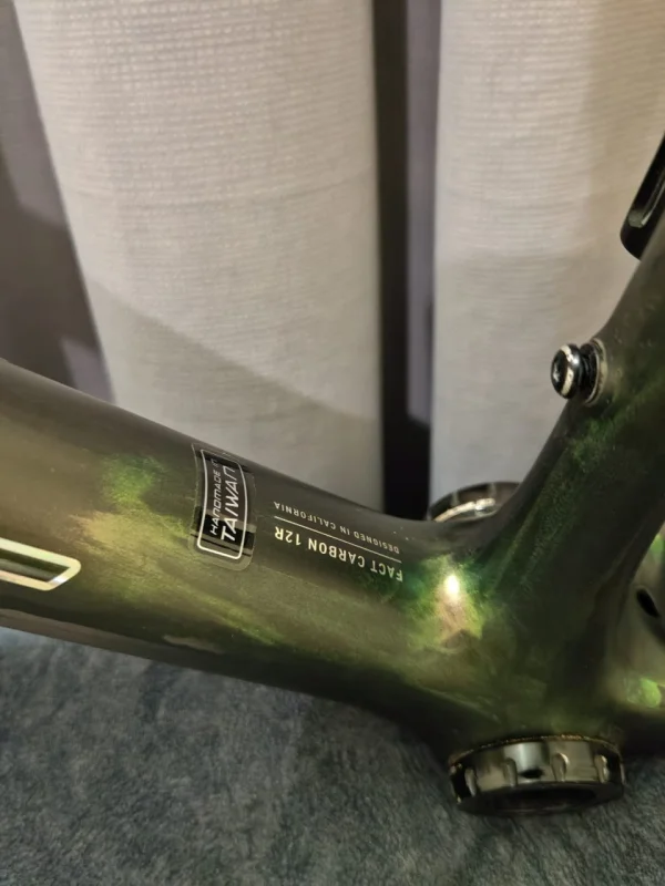 (Chameleon Silver Green) S-Works SL7 + CeramicSpeed BB + AeroBar (54) - Like New !! — photo 2