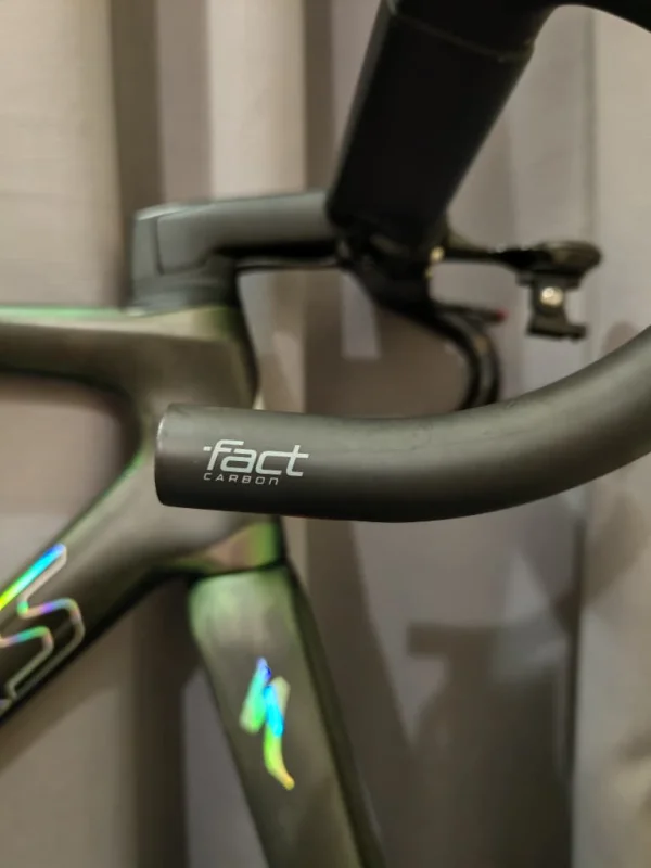 (Chameleon Silver Green) S-Works SL7 + CeramicSpeed BB + AeroBar (54) - Like New !! — photo 7