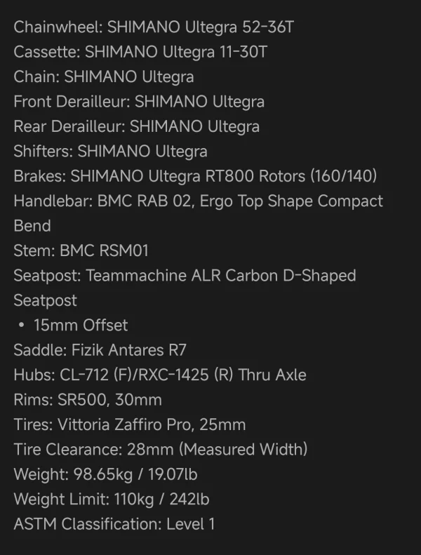 BMC Teammachine ALR One 2023 — photo 4