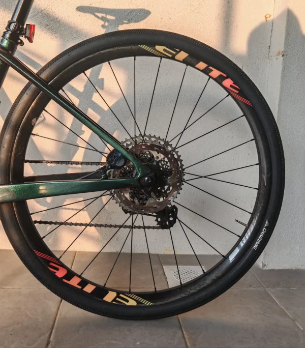 Elitewheels Carbon (29er) Non Boost (33mm) SAPIM spoke Microspline (1.4kg) - Like New !! — Used Elite Wheelsets for sale in Perak, Malaysia