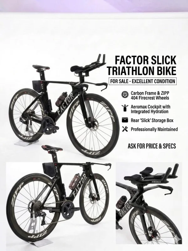 Factor Slick Time Trial Bike Good condition and well maintained — photo 4