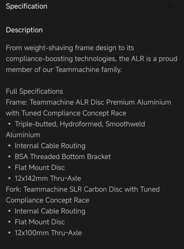 BMC Teammachine ALR One 2023 — photo 3