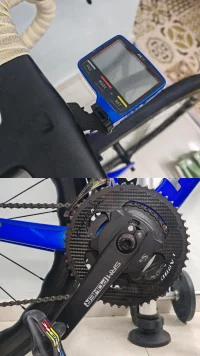 SRM PM7 Carbon Ti (52/36;170) + SRM PC8 - Like New!! — used bicycle for sale in Kuala Lumpur, Malaysia