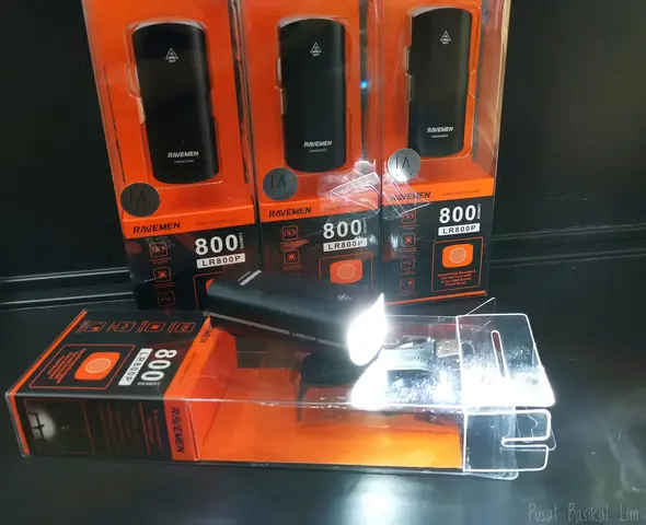 Ravemen LR800P USB Rechargeable Front Light — brand new bicycle for sale in Johor, Malaysia