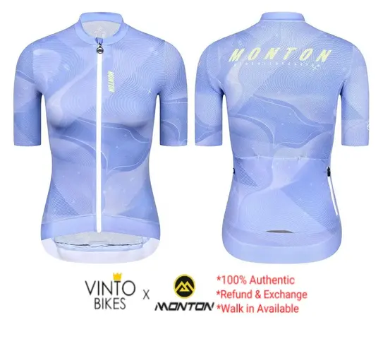 MONTON WOMENS CYCLING SHORT SLEEVE JERSEY POLESTAR — brand new bicycle for sale in Selangor, Malaysia