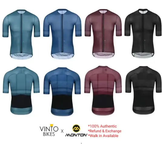 MONTON MENS CYCLING SHORT SLEEVE JERSEY PRO STARSHINE — brand new bicycle for sale in Selangor, Malaysia