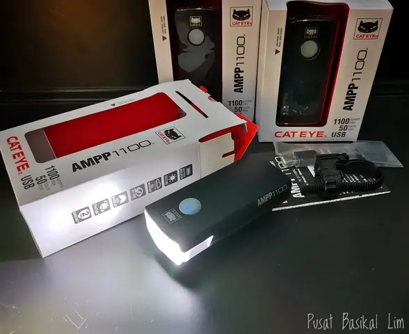 Cateye AMPP1100 Headlight — brand new bicycle for sale in Johor, Malaysia