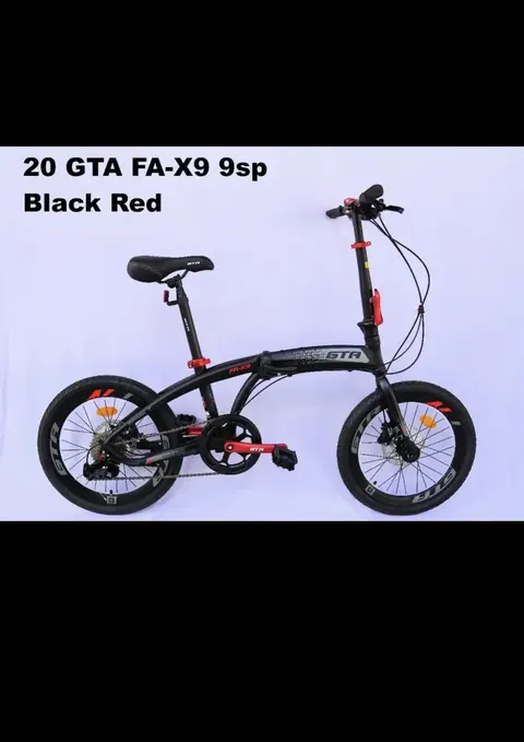 20 GTA FA-X9 9sp Black Red — brand new bicycle for sale in Selangor, Malaysia