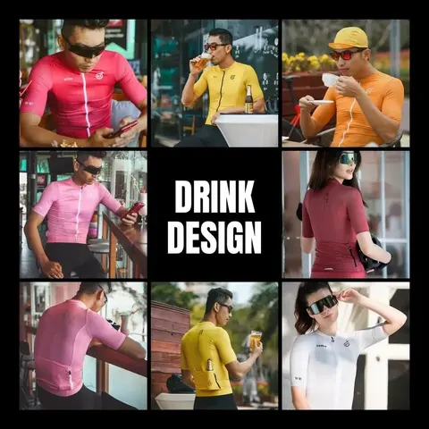 MONTON MEN/WOMEN CYCLING SHORT SLEEVE JERSEY DRINK — brand new bicycle for sale in Selangor, Malaysia