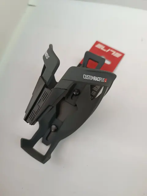 ELITE CUSTOMRACEPLUS BOTTLE CAGE (MATT BLACK-BLACK) — brand new bicycle for sale in Pahang, Malaysia