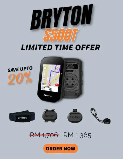 bryton Rider S500 T Performance GPS Cycle Computer — brand new bicycle for sale in Johor, Malaysia