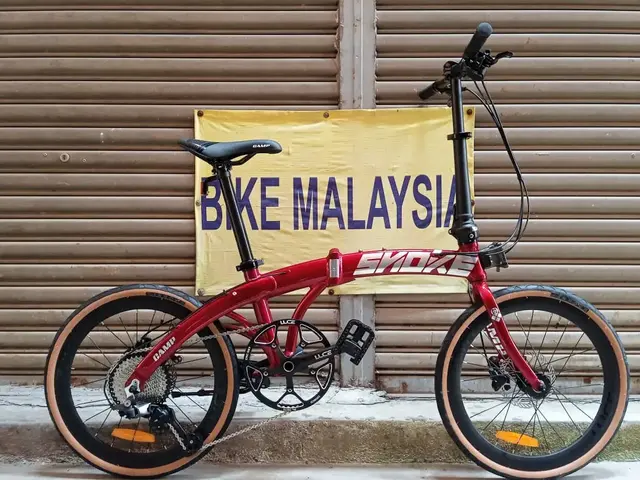 CAMP SNOKE FOLDING BIKE SHIMANO DEORE 12-SPEED — brand new bicycle for sale in Kuala Lumpur, Malaysia