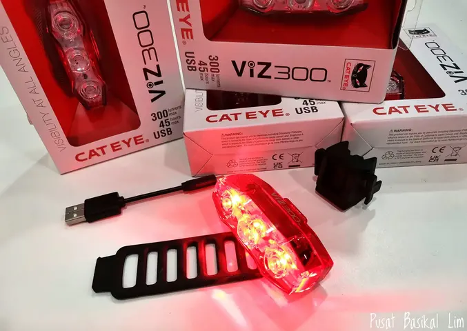 Cateye Viz300 Taillights — brand new bicycle for sale in Johor, Malaysia