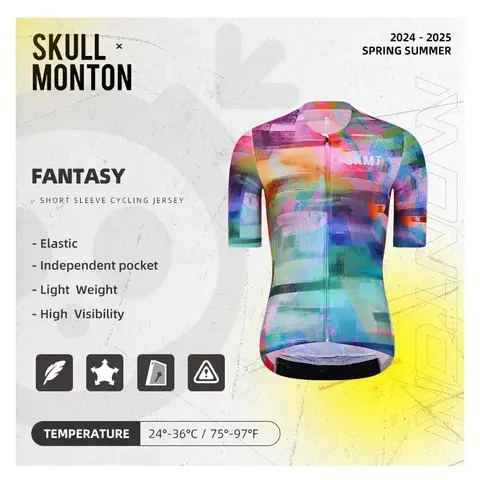 SKULL MONTON WOMENS JERSEY SHORT SLEEVE FANTASY II — brand new bicycle for sale in Selangor, Malaysia