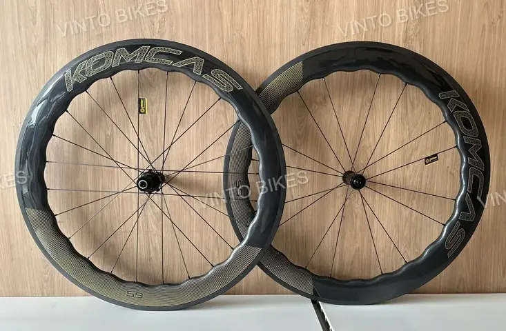 Ready Stock- KOMCAS Carbon Wheelset PRO Series Rim / Disc Brake 50mm 65mm — brand new bicycle for sale in Selangor, Malaysia
