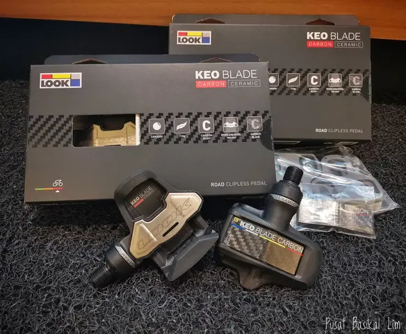 LOOK KEO BLADE CARBON CERAMIC PEDAL — brand new bicycle for sale in Johor, Malaysia