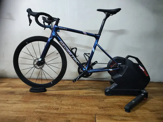 GEOMETRIC CORSA C DISC 105 R7000 Road bike 54cm..Magene T300 smart trainer — used bicycle for sale in Malaysia