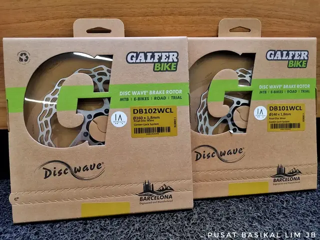 Galfer Bike Road Disc Wave Brake Rotor (Center Lock) — brand new bicycle for sale in Johor, Malaysia