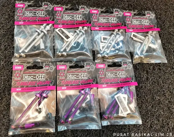 Muc off Tubeless Valves V2 (80mm) — brand new bicycle for sale in Johor, Malaysia
