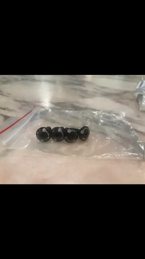 Black Inc Water Bottle Cage Bolts — brand new bicycle for sale in Kuala Lumpur, Malaysia
