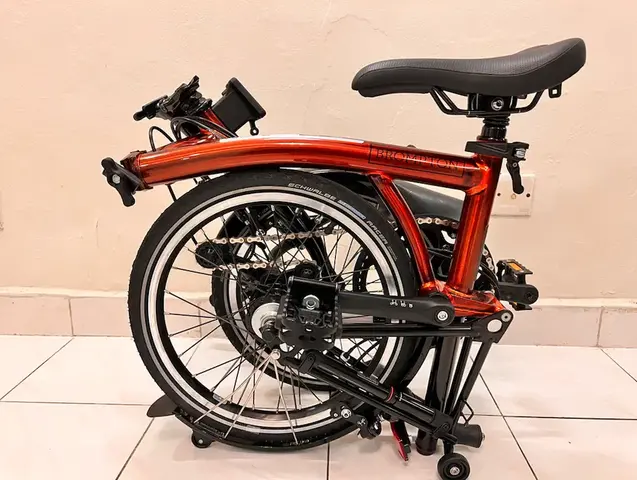 Brompton C Line Explore Mid Flame Lacquer BE M6L — brand new bicycle for sale in Selangor, Malaysia