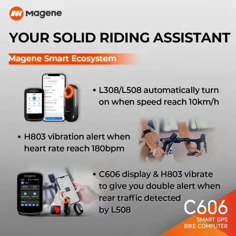 MAGENE C606 Smart GPS Bike Computer — brand new bicycle for sale in Selangor, Malaysia