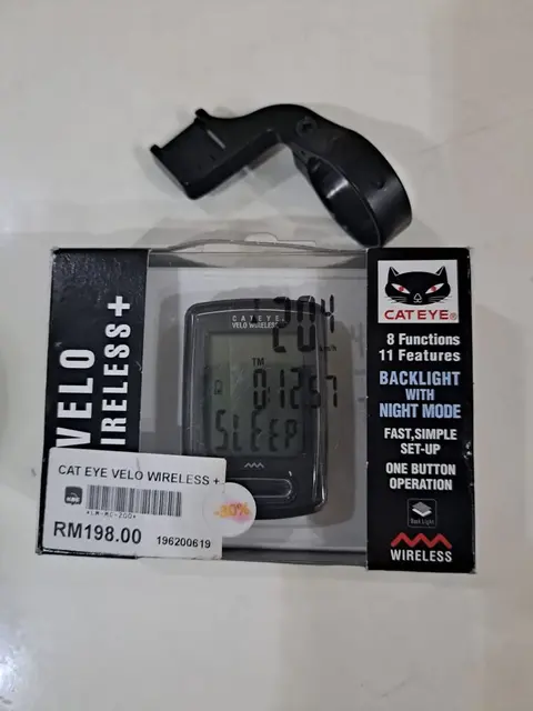 CAT EYE Velo Wireless+ Cycling Computer — used bicycle for sale in Selangor, Malaysia