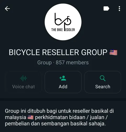 Group whatsapp basikal jual beli malaysia 🇲🇾 — brand new bicycle for sale in Melaka, Malaysia