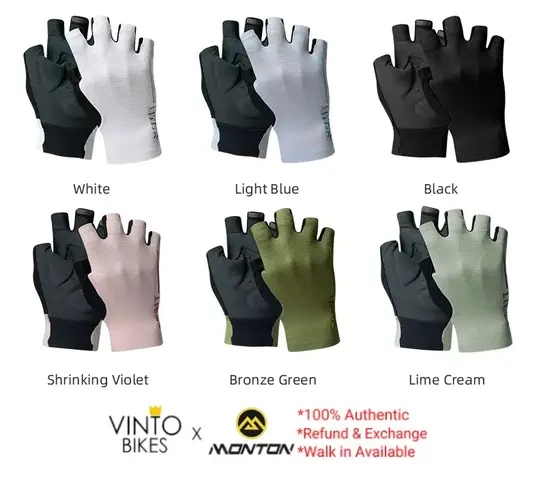 MONTON FINGERLESS CYCLING GLOVES MINIMA — brand new bicycle for sale in Selangor, Malaysia