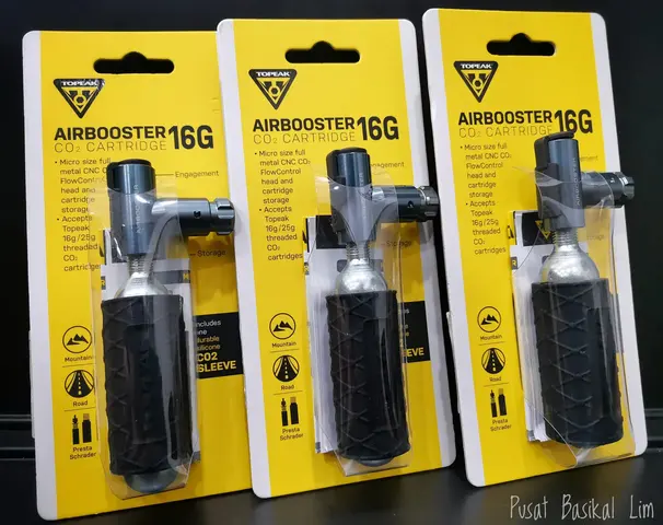Topeak AirBooster 16G CO2 Cartridge — brand new bicycle for sale in Johor, Malaysia