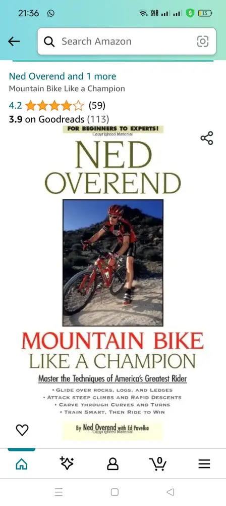 Ned Overend Mountain Bike Like A Champion — used bicycle for sale in Malaysia