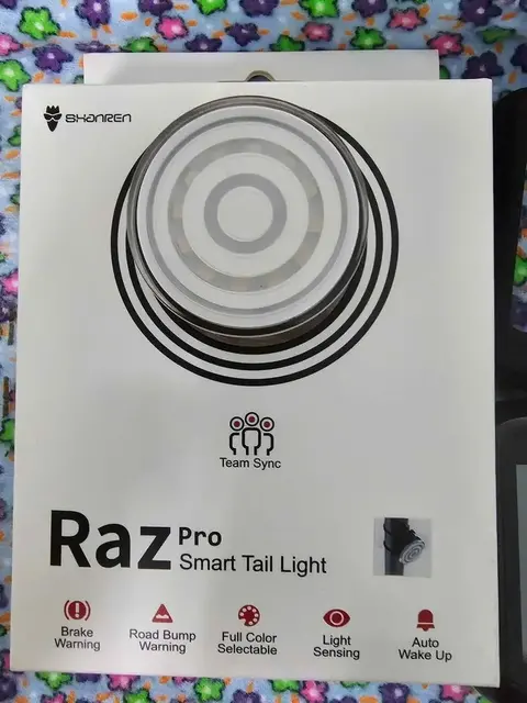 Raz pro smart tail light and Shanren miles bike computer with tailight control — used bicycle for sale in Malaysia