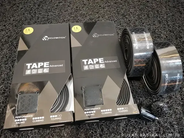 Ciclovation Bar Tape Seitex Ballistic (Dragon Scale Glossy Black) — brand new bicycle for sale in Johor, Malaysia