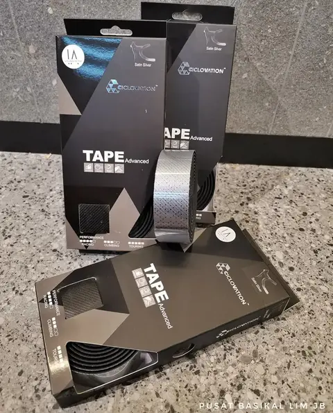 Ciclovation Satin Silver Bartape — brand new bicycle for sale in Johor, Malaysia