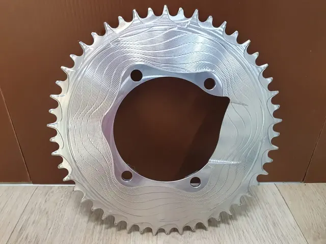 Alugear Custom 1X Chainring 50T for 11 speed Shimano crank (Imported from Spain). — used bicycle for sale in Pulau Pinang, Malaysia