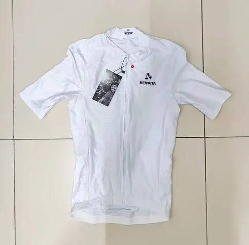 White Cycling Jersey (Size XS) — brand new bicycle for sale in Malaysia