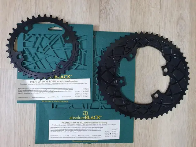 absoluteBLACK OVAL ROAD 2X FOR DURA-ACE 9100 & ULTEGRA R8000 & 105 R7000 52-36T — brand new bicycle for sale in Pulau Pinang, Malaysia