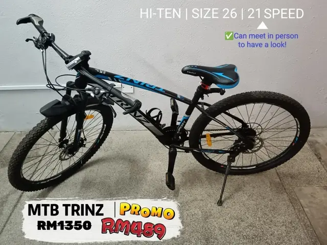 26 INCH TRINZ Mtb Bike | SOLD RM489 included Shipping Fee/Free Gift!! — used bicycle for sale in Malaysia