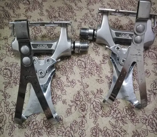Shimano 600 Pedal with Cage Vintage — used bicycle for sale in Perak, Malaysia