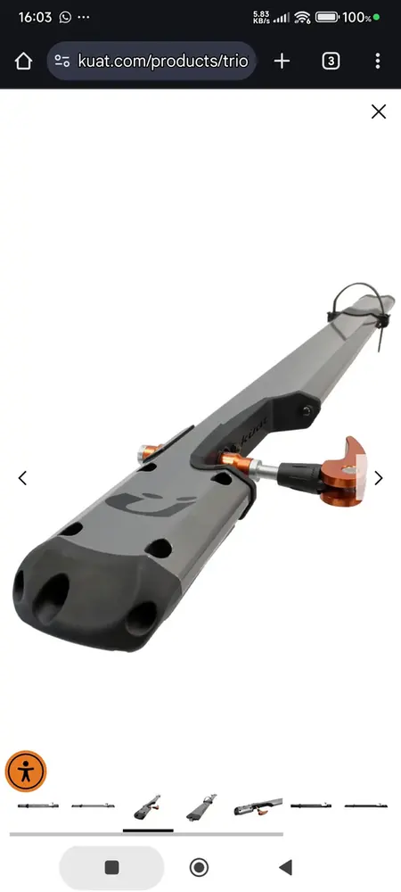 TRIO/Rufee fork mount roof bike rack — brand new bicycle for sale in Malaysia