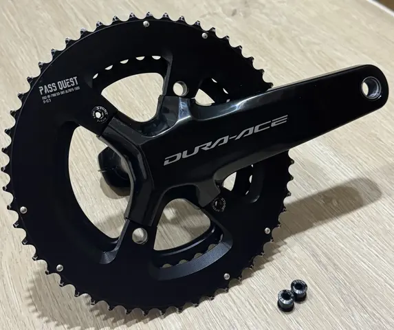 Dura ace crank with pass quest chainring — used bicycle for sale in Sarawak, Malaysia