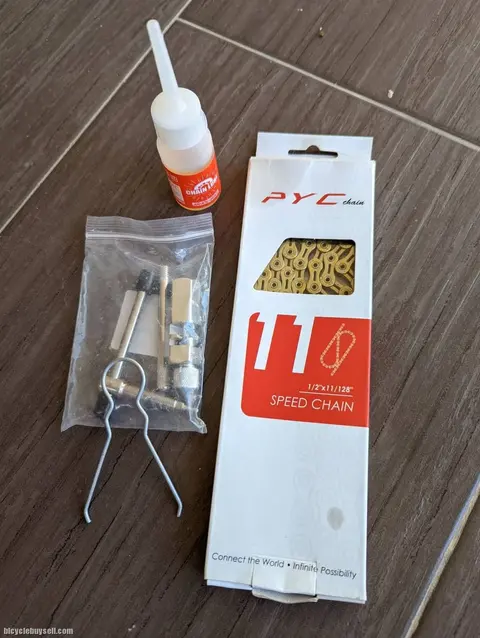 PYC SP1101 GOLD, 116 link, compatible with Shimano/SRAM/campagnolo — brand new bicycle for sale in Negeri Sembilan, Malaysia