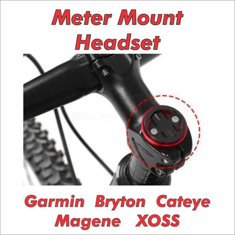 Bryton Garmin Cateye Meter Mount bracket for Headset (Black) — brand new bicycle for sale in Pulau Pinang, Malaysia