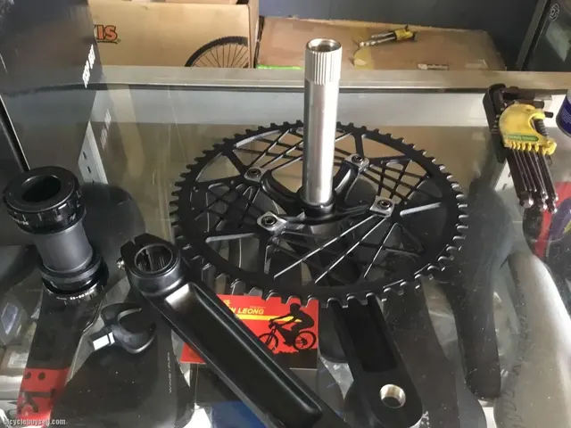 Luce Folding Crankset 56T with BB (free pos w.m) — brand new bicycle for sale in Perak, Malaysia
